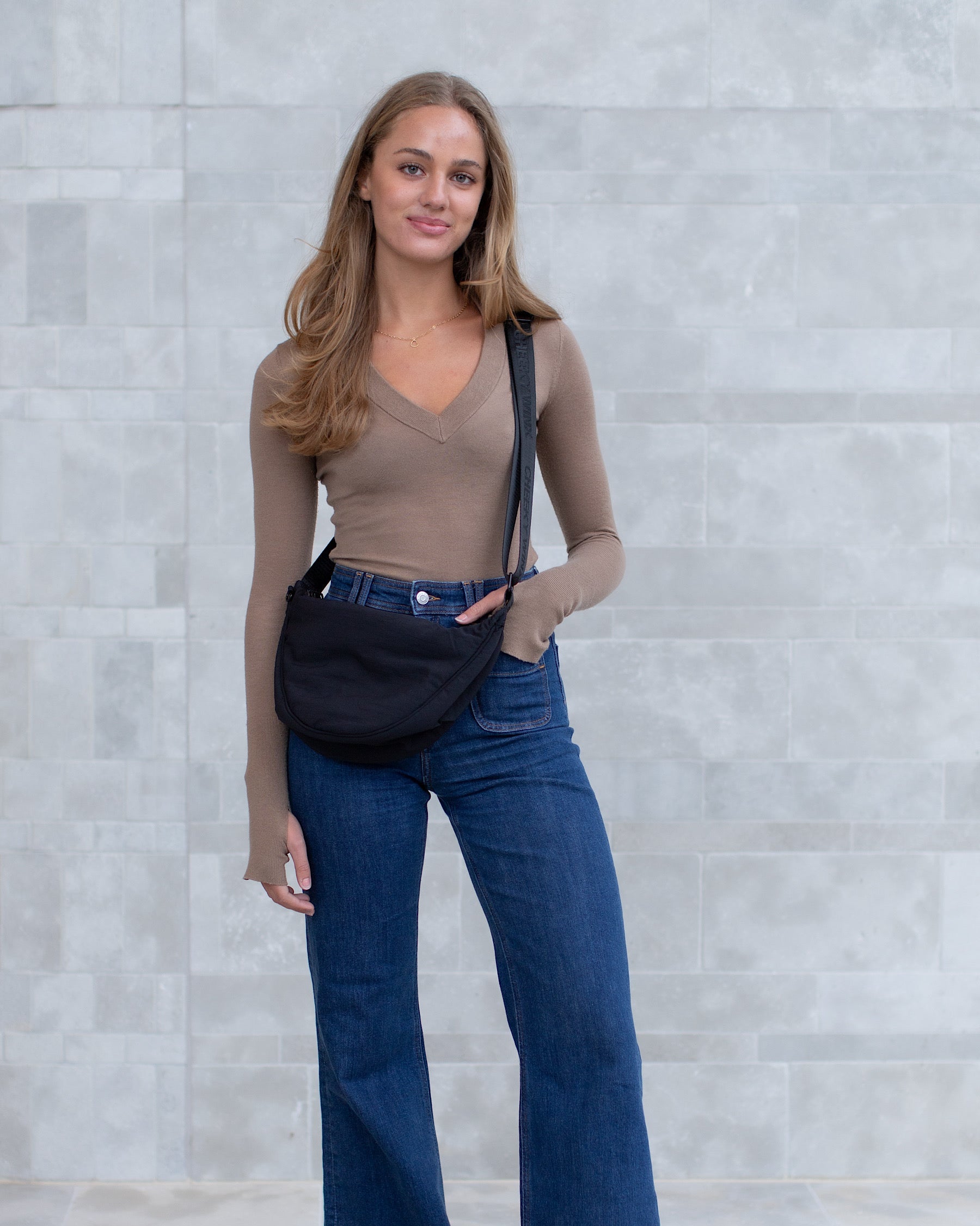 Black Crossbody Bag-Cheeky Winx