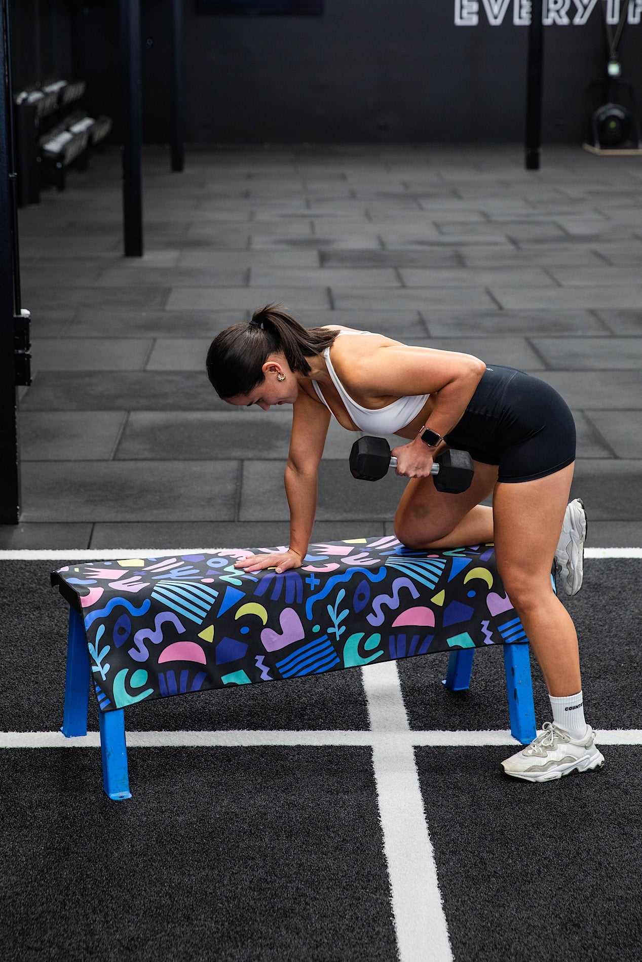 Black Fiesta X Deb Gym Towel-Cheeky Winx