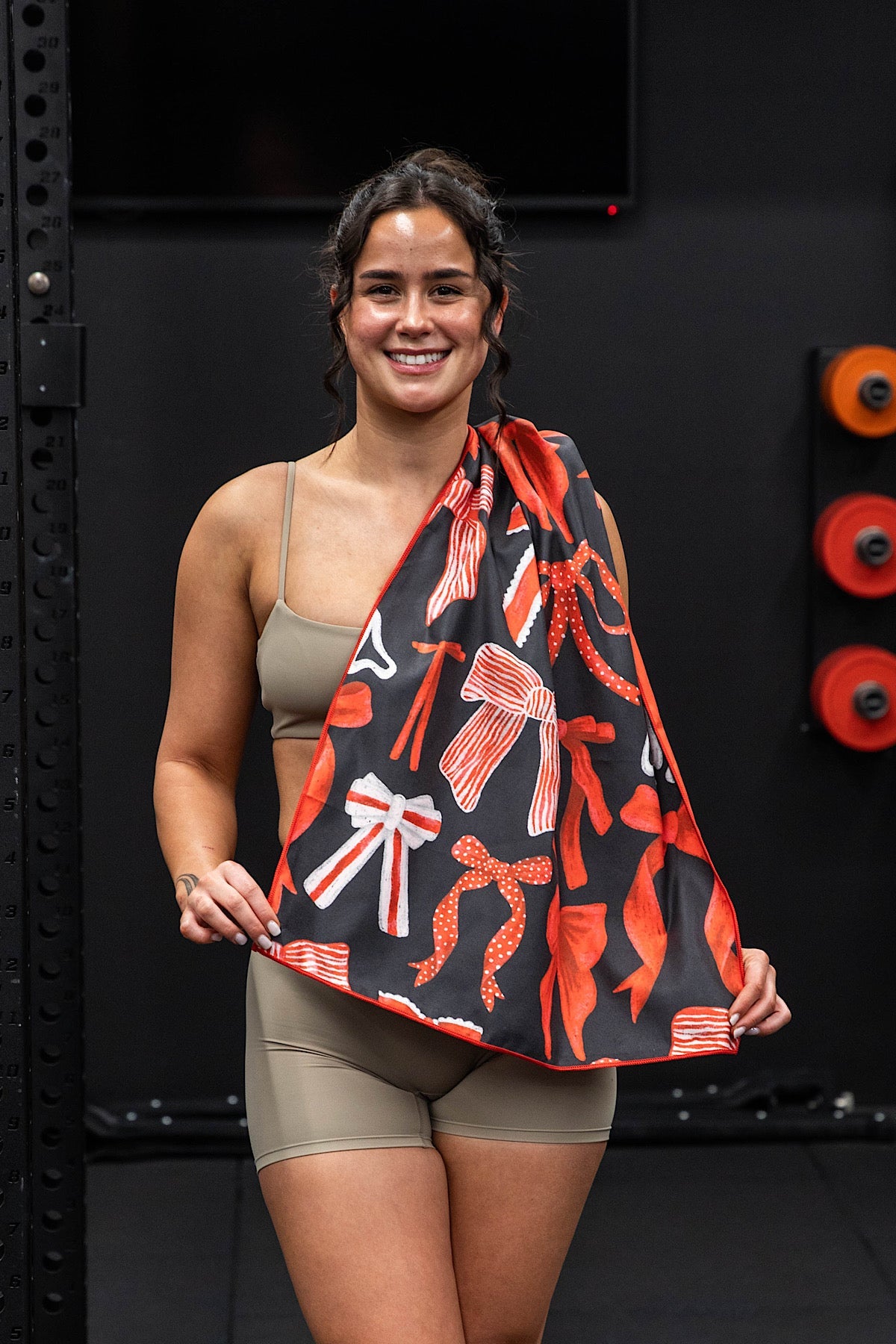 Bows X Teggun Gym Towel-Cheeky Winx