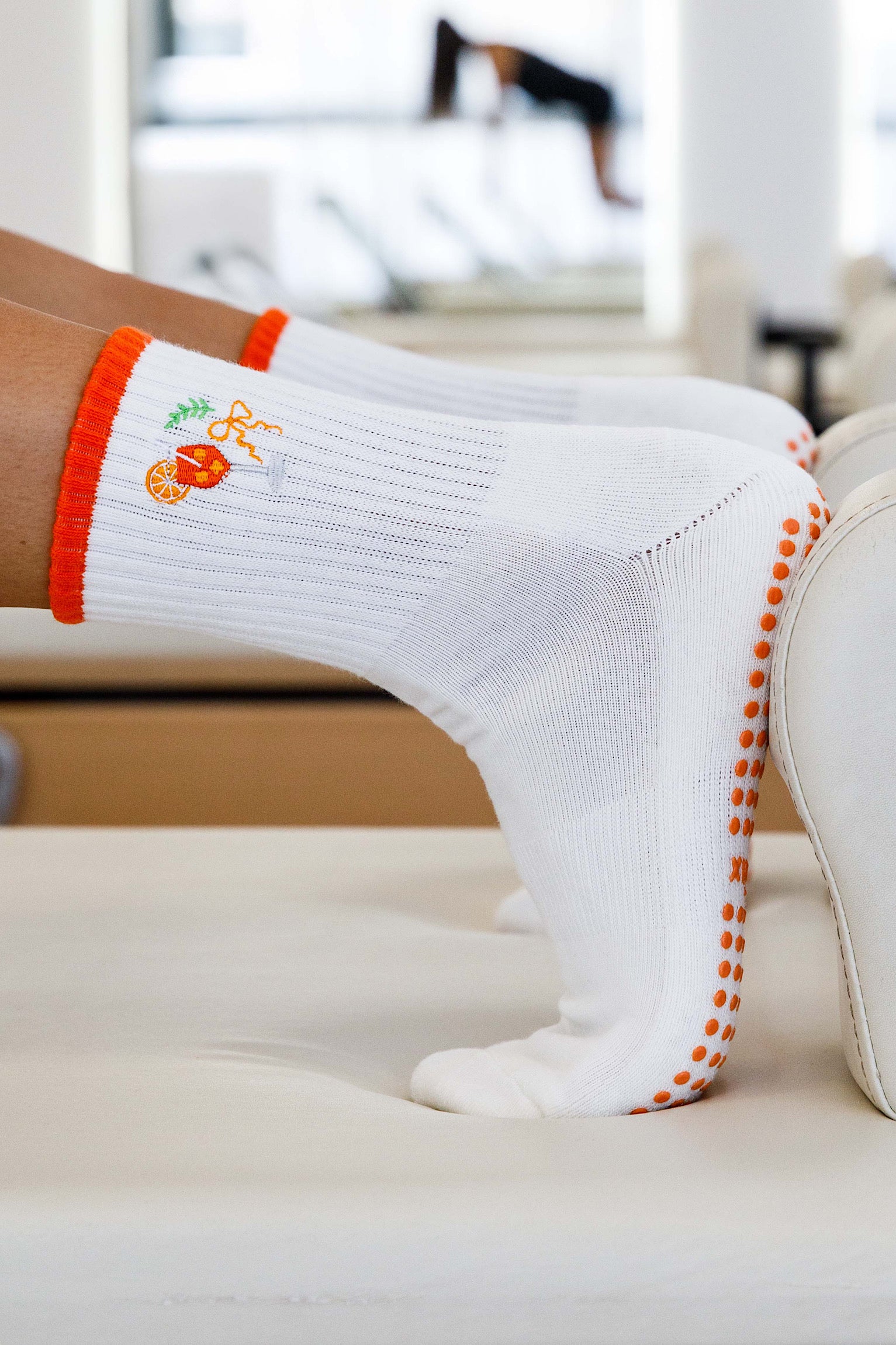 Crew Summer Spritz Grip Socks-Cheeky Winx