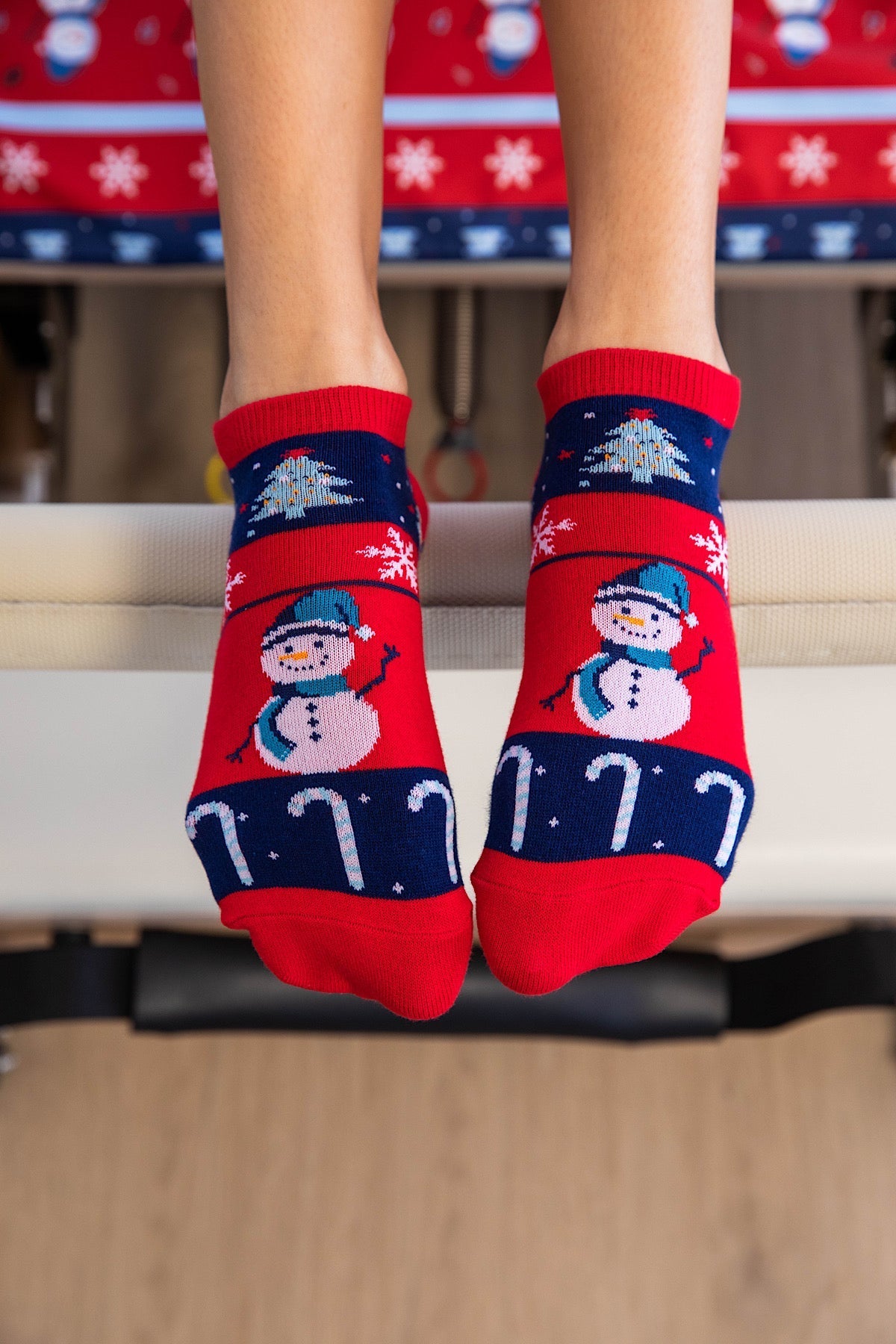 Christmas Snowman Grip Socks-Cheeky Winx