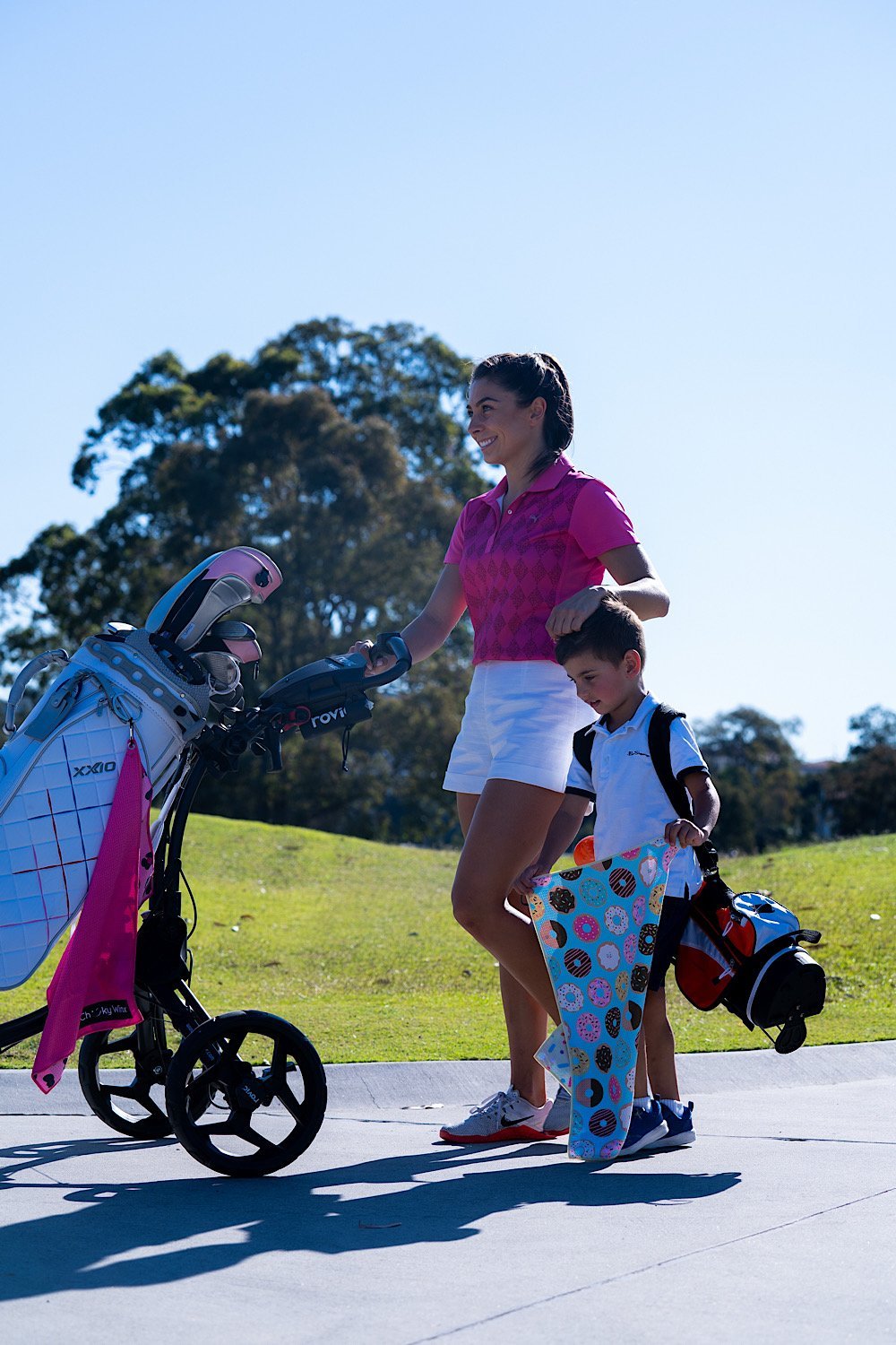 Donuts Golf Towel-Cheeky Winx