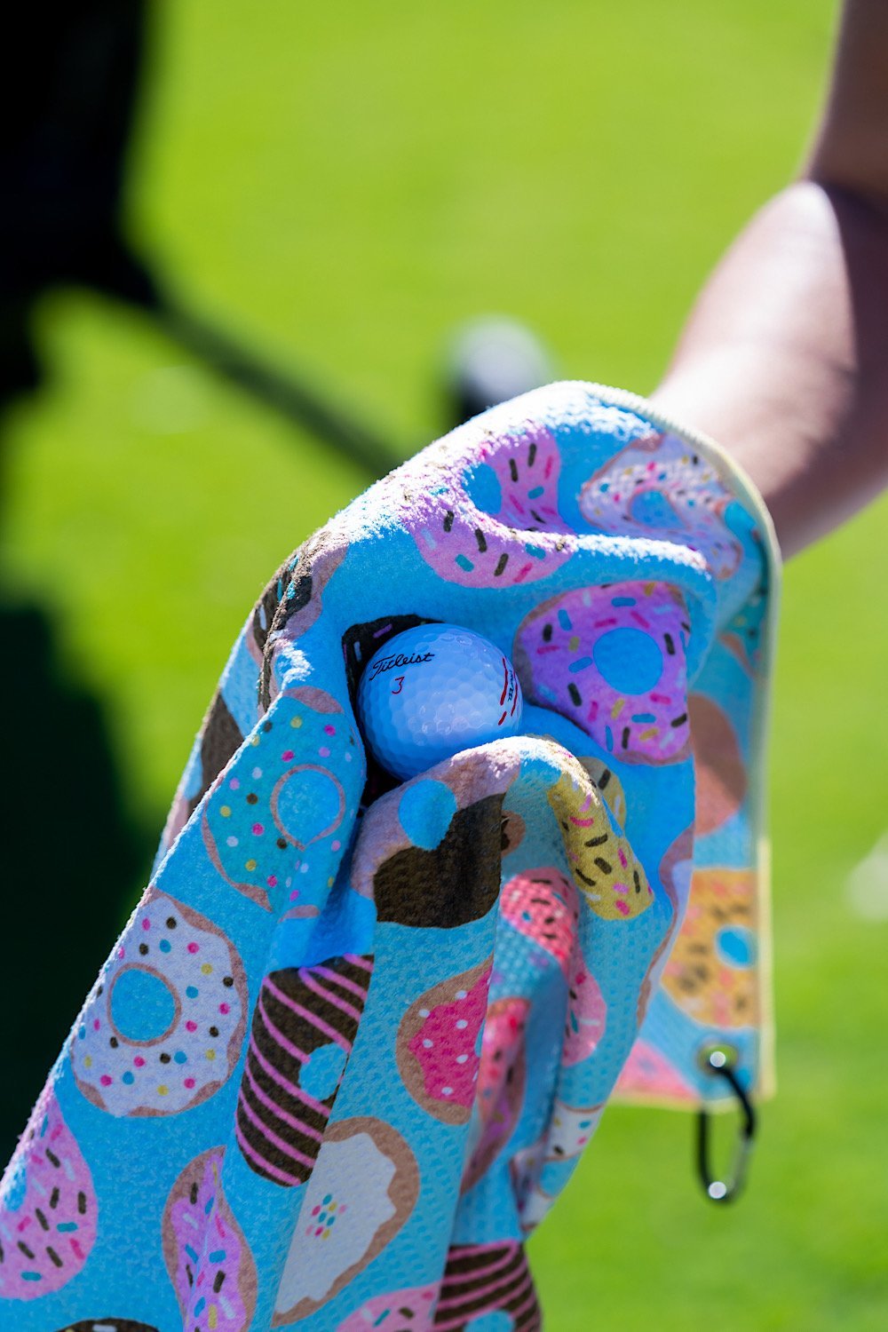 Donuts Golf Towel-Cheeky Winx