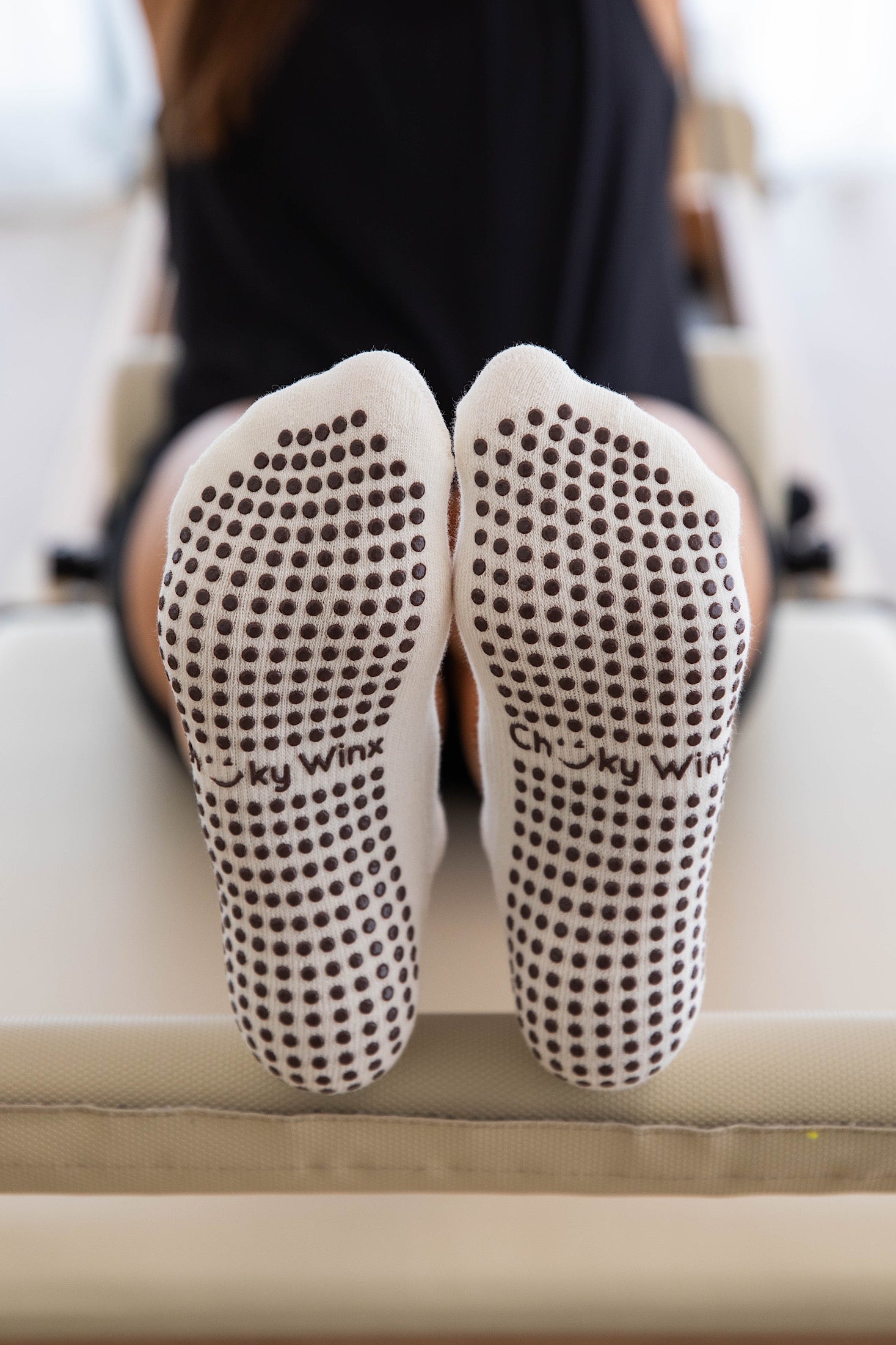 Espresso Grip Socks-Cheeky Winx