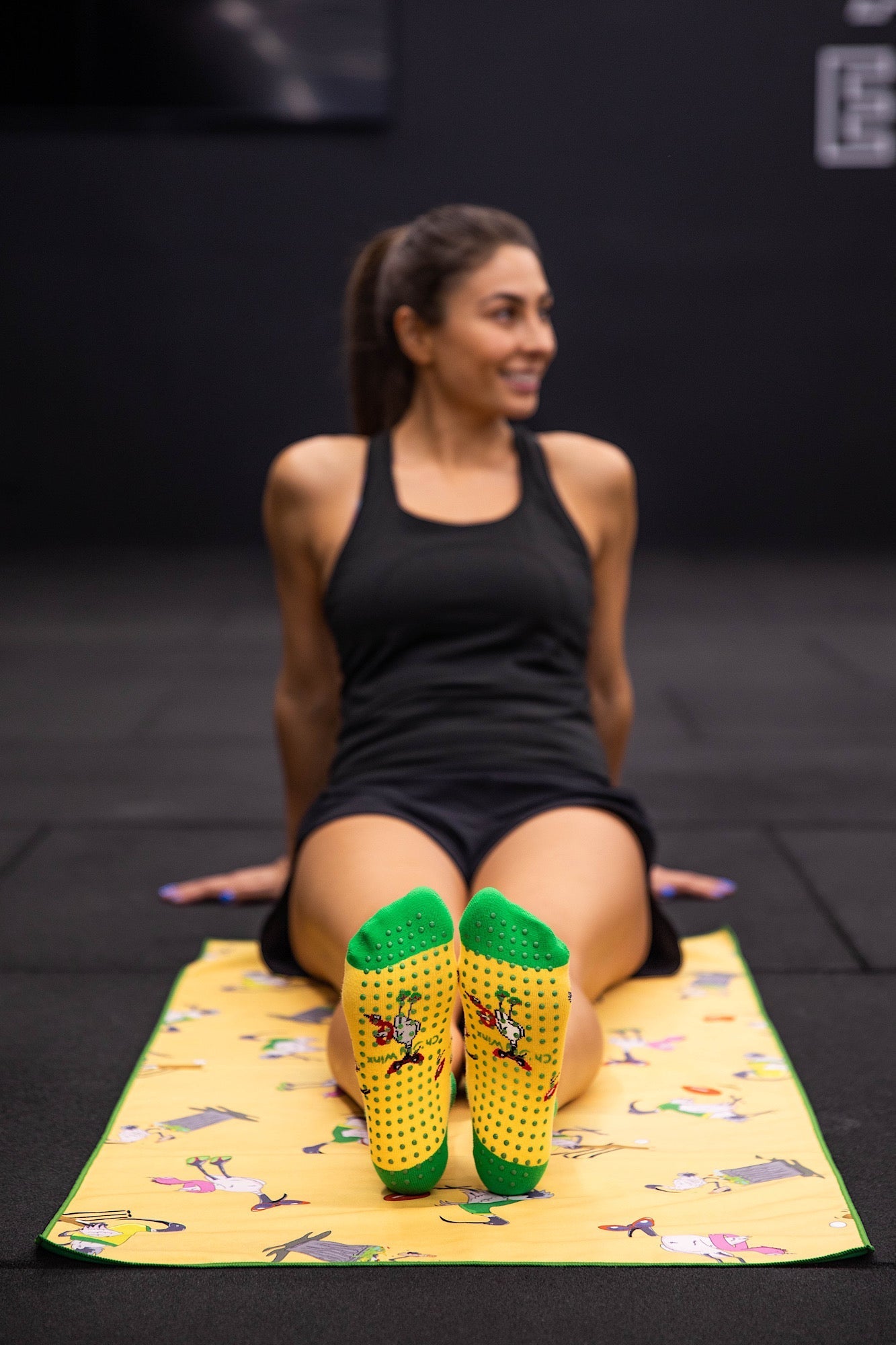 Dog Grip Socks  Non-Slip Grip For Yoga & Pilates - Cheeky Winx