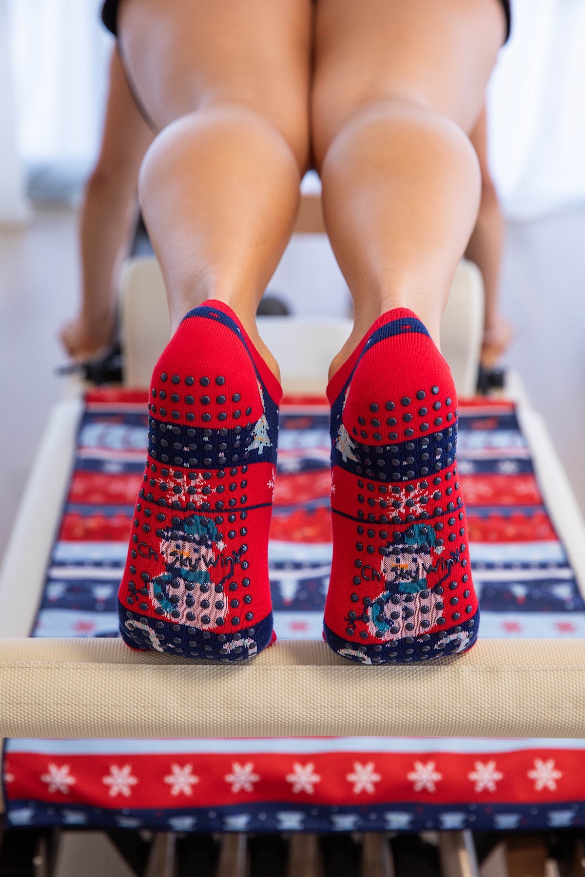 Pineapple Grip Socks  For Yoga, Pilates & Barre - Cheeky Winx