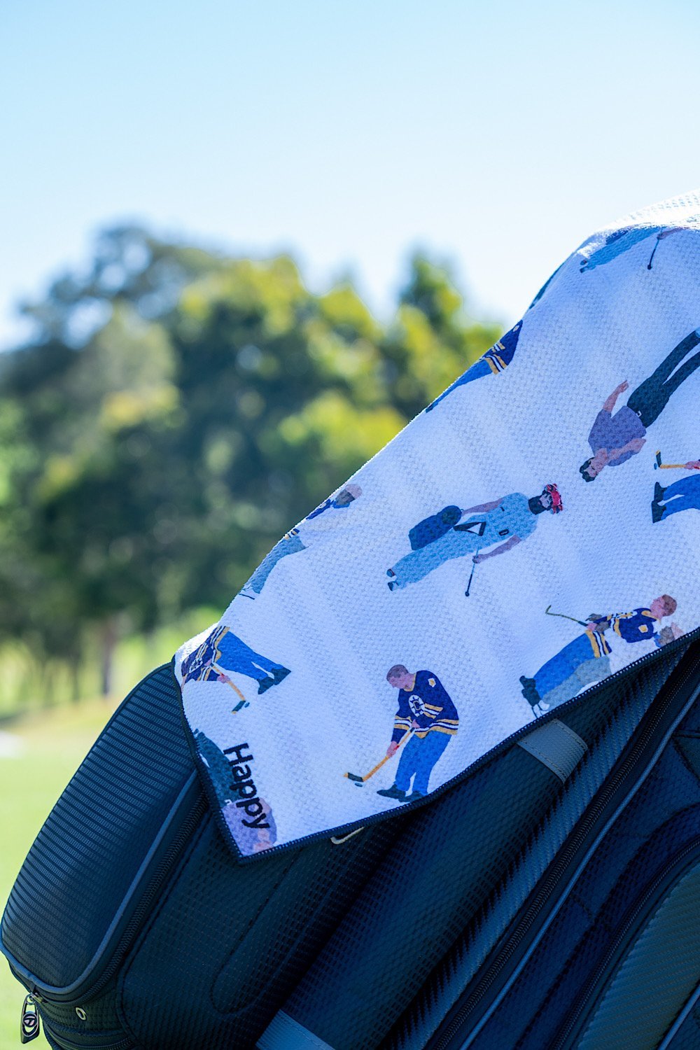 Happy Shooter Golf Towel-Cheeky Winx