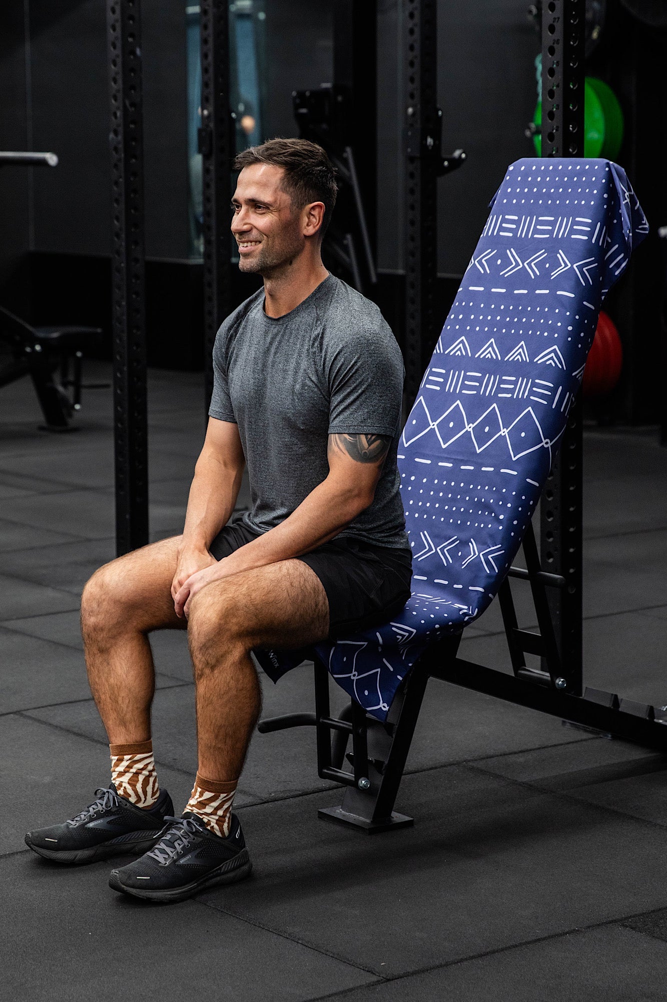 Hooded Aztec Blue Gym Towel-Cheeky Winx