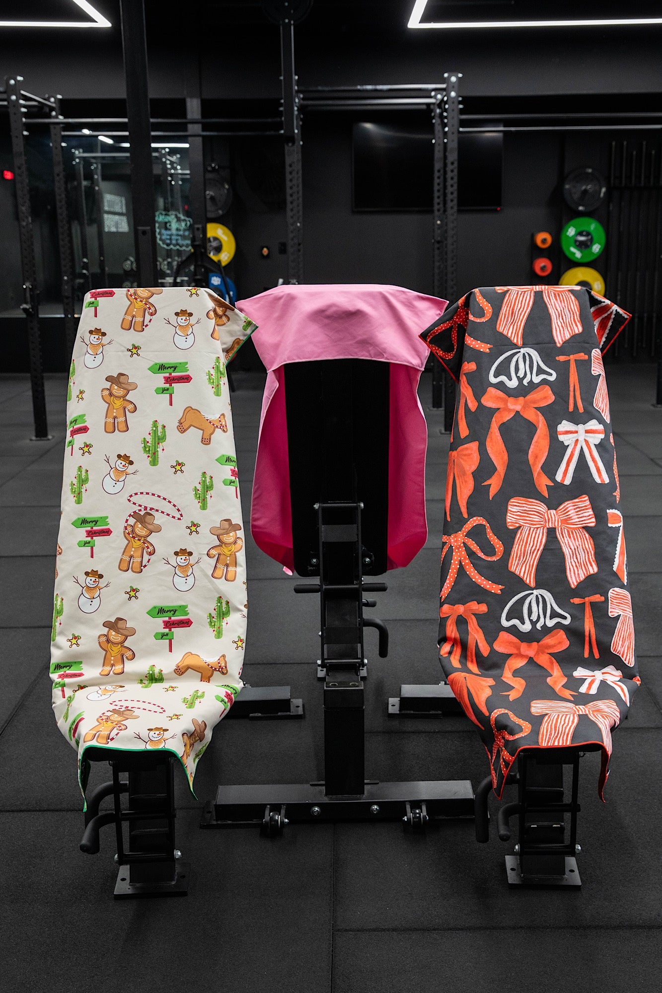 Hooded Cowboy Christmas Gym Towel-Cheeky Winx