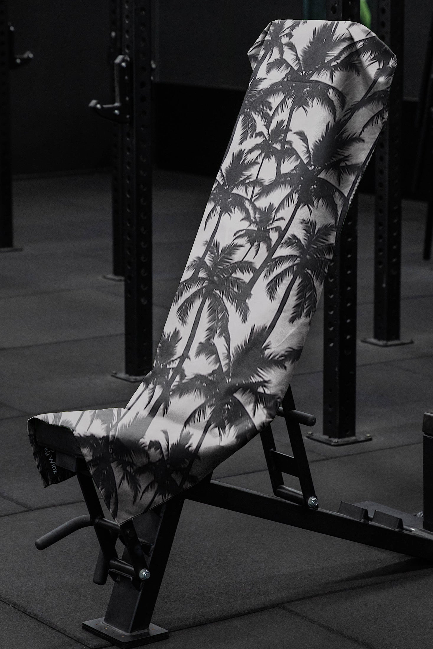 Hooded Palm Trees Gym Towel-Cheeky Winx