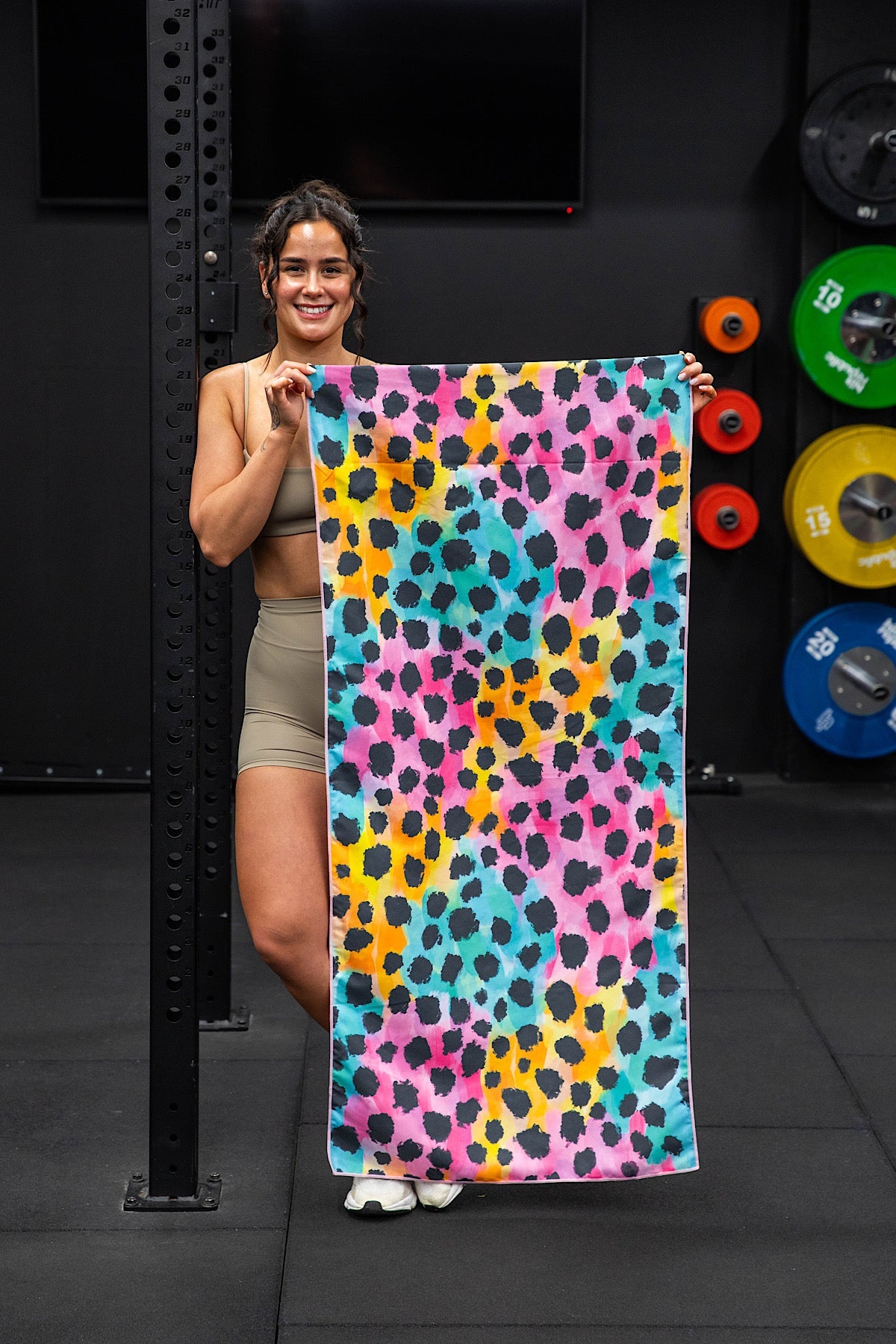 Hooded Trio Cheetah X Inky Soda Gym Towel-Cheeky Winx