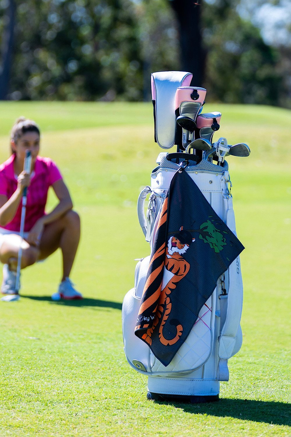 Jungle Cat Golf Towel-Cheeky Winx