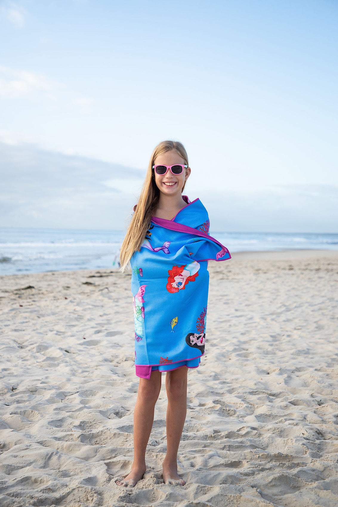 Kids Mermaids Beach Towel-Cheeky Winx