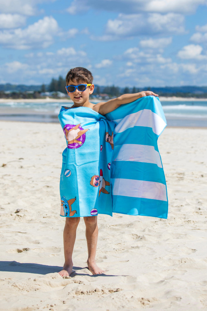 Kids Sloths Beach Towel-Cheeky Winx