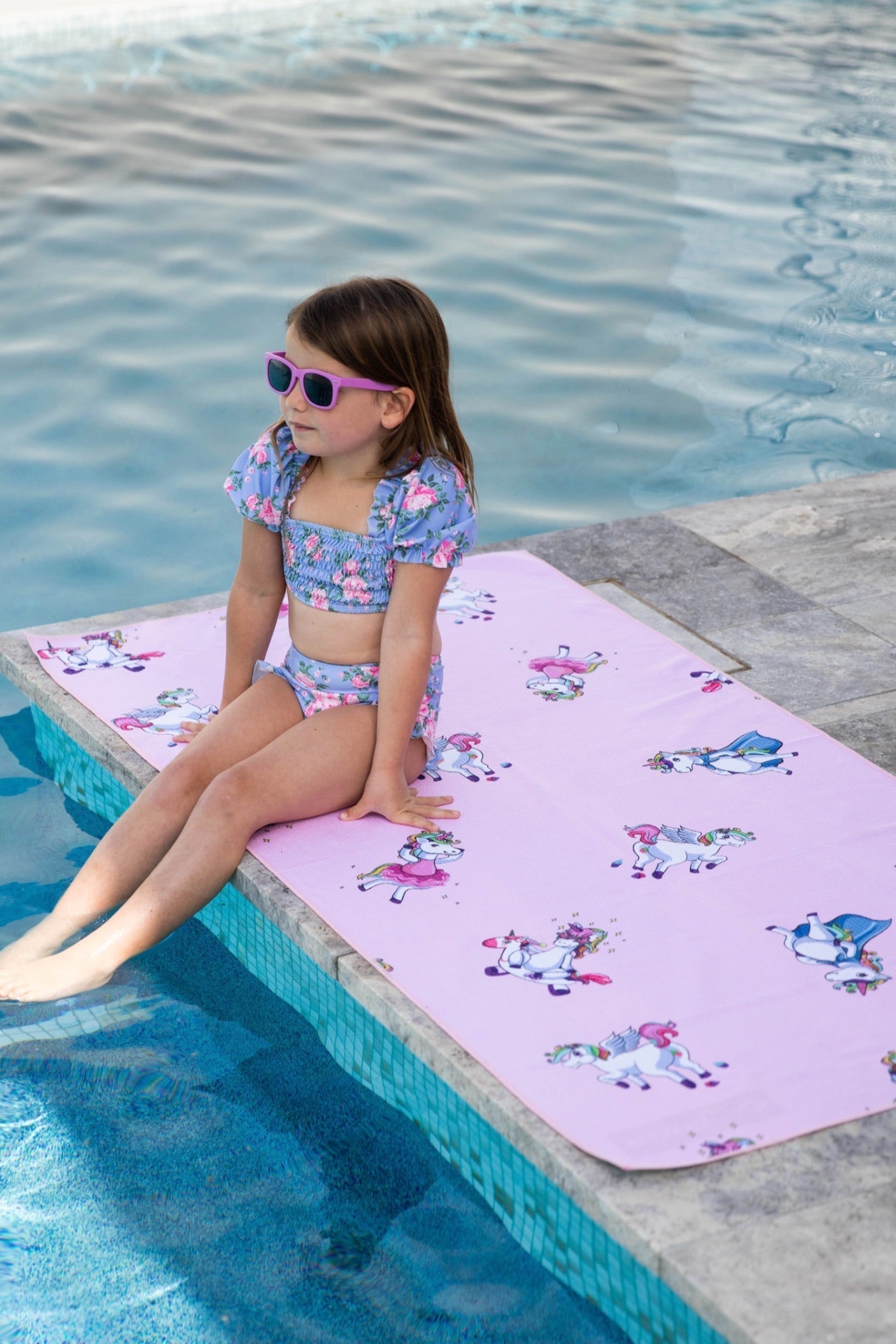 Kids Unicorns Beach Towel-Cheeky Winx