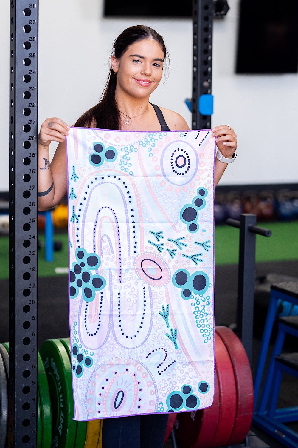 Land and Sea X Bigi Gym Towel-Cheeky Winx