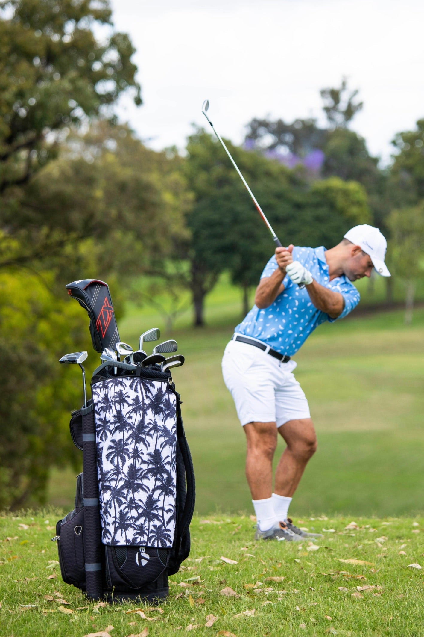Palm Trees Golf Towel-Cheeky Winx