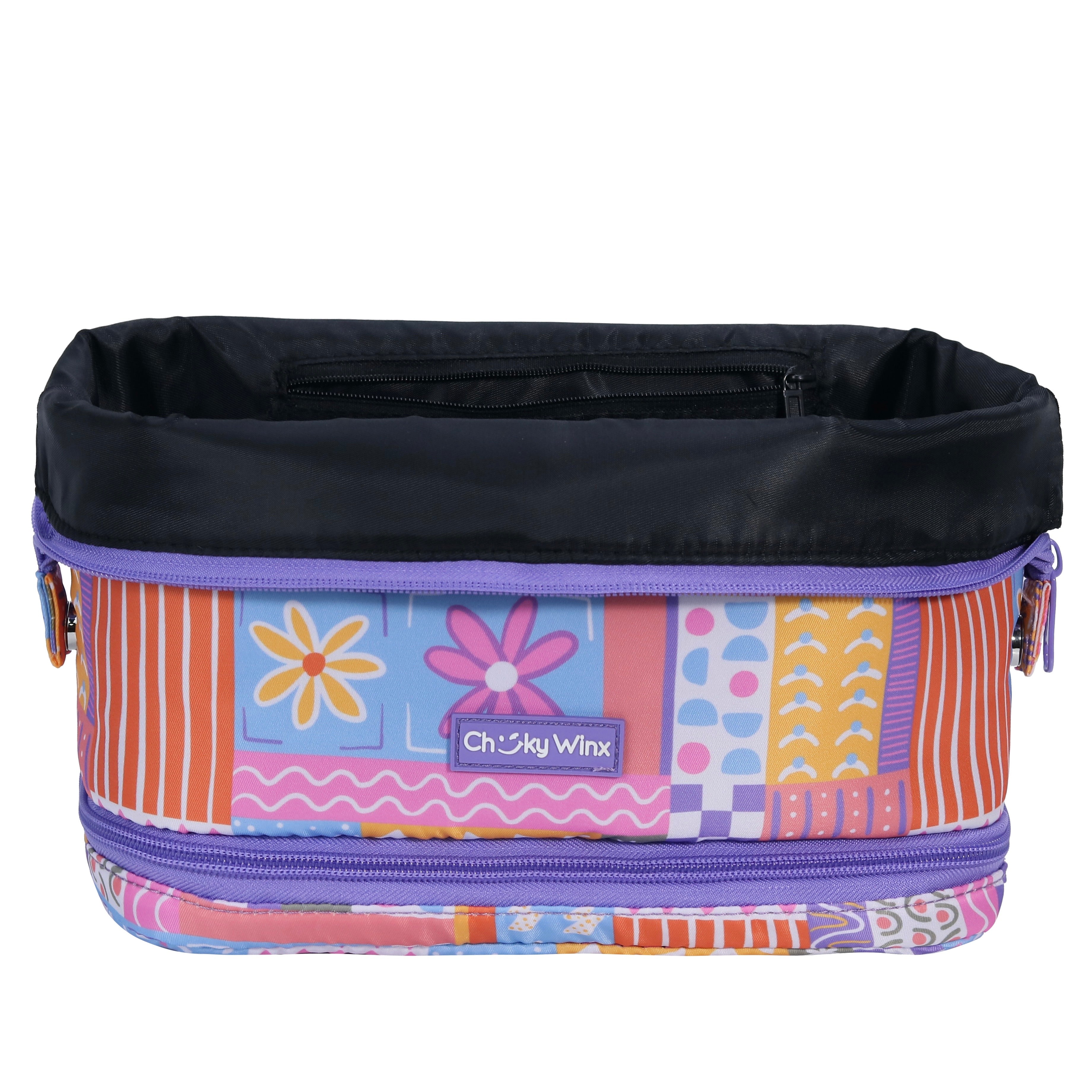 Patchwork Makeup Bag-Cheeky Winx-Cheeky Winx