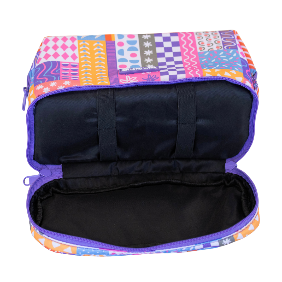 Patchwork Makeup Bag-Cheeky Winx-Cheeky Winx