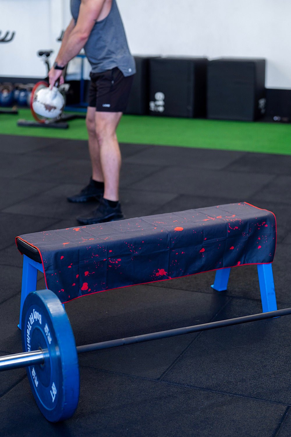 Red Paint Splatter Gym Towel-Cheeky Winx