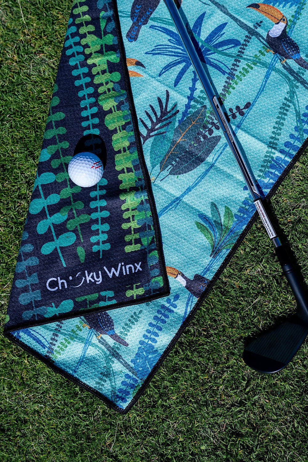 Talkin Toucs Golf Towel-Cheeky Winx