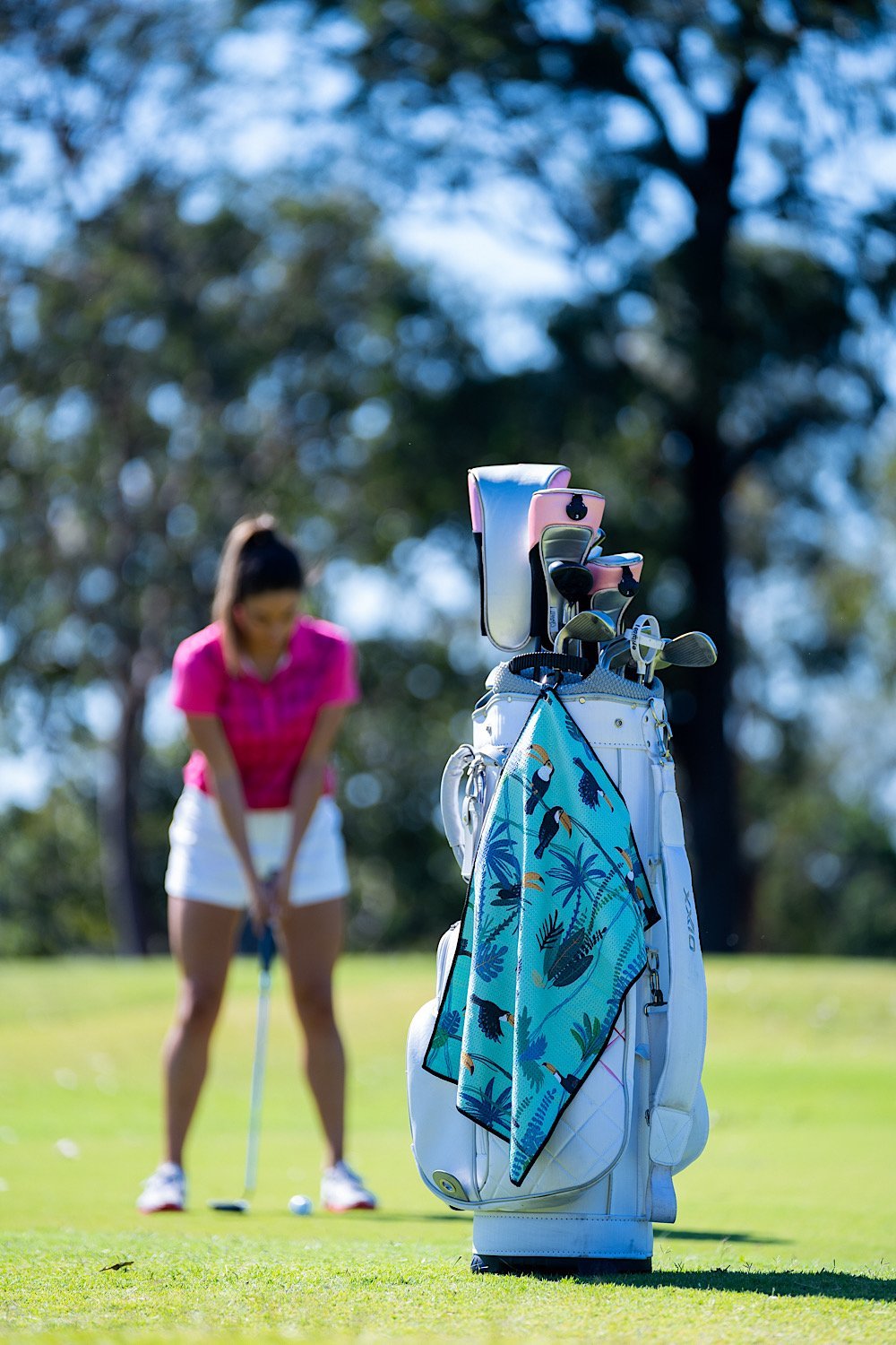 Talkin Toucs Golf Towel-Cheeky Winx