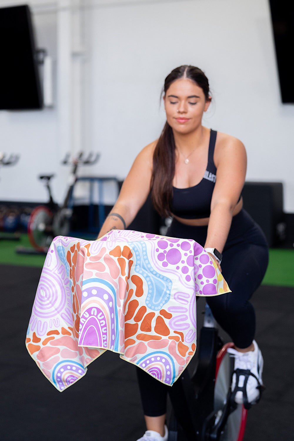 The Journey X Ina Art Gym Towel-Cheeky Winx