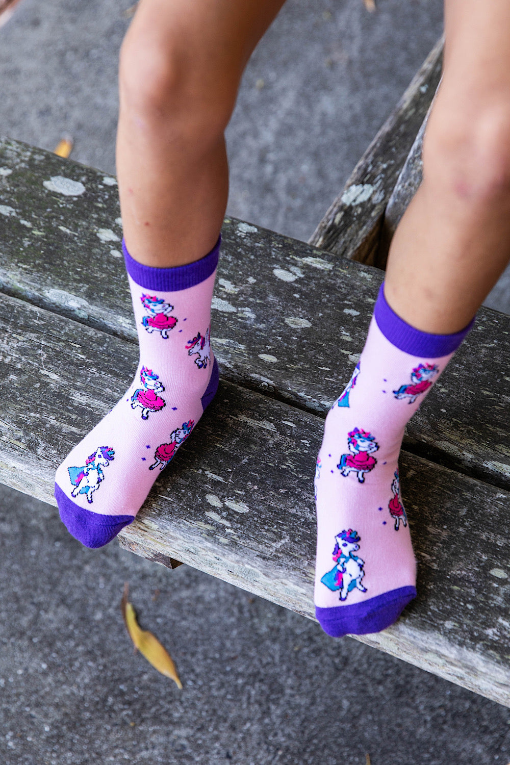 Unicorn Crew Socks-Cheeky Winx-Best Selling-Gift Idea-Personalised-Cheeky Winx