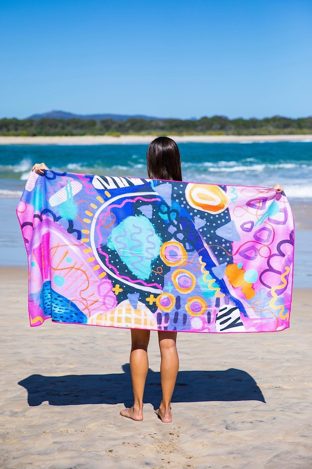 Make an Extra Large Beach Blanket from Towels