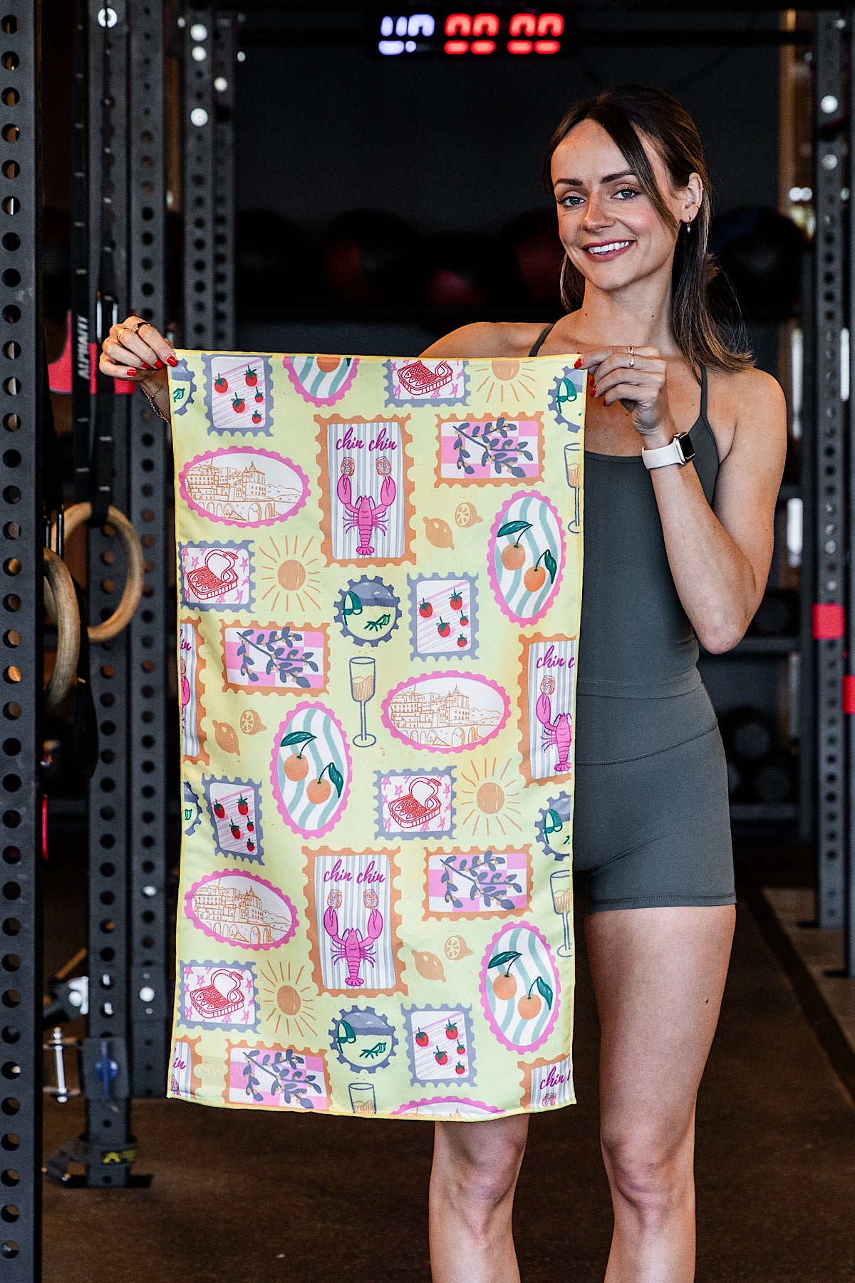 Yellow European Gym Towel - Cheeky Winx
