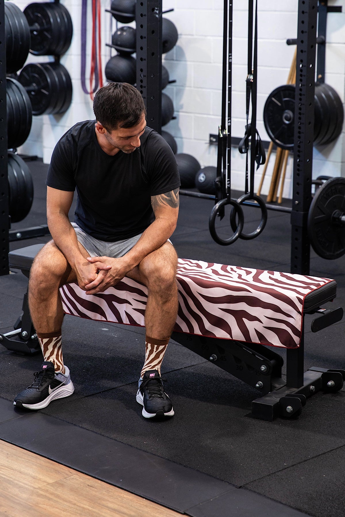 Zebra Crew Socks-Cheeky Winx