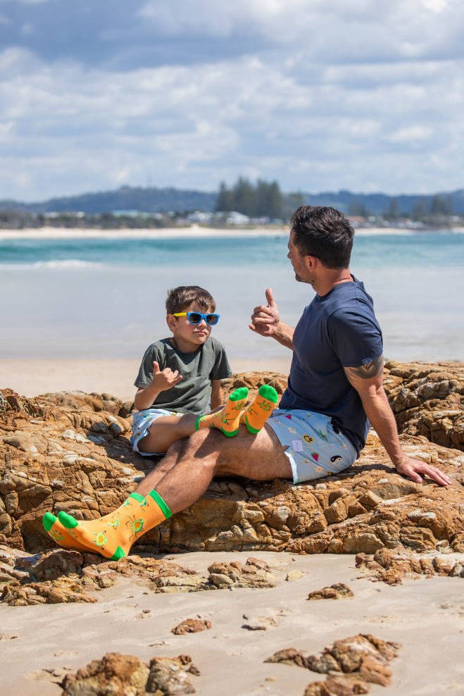 Avocado Funky Socks | Colourful & Fun | Cheeky Winx