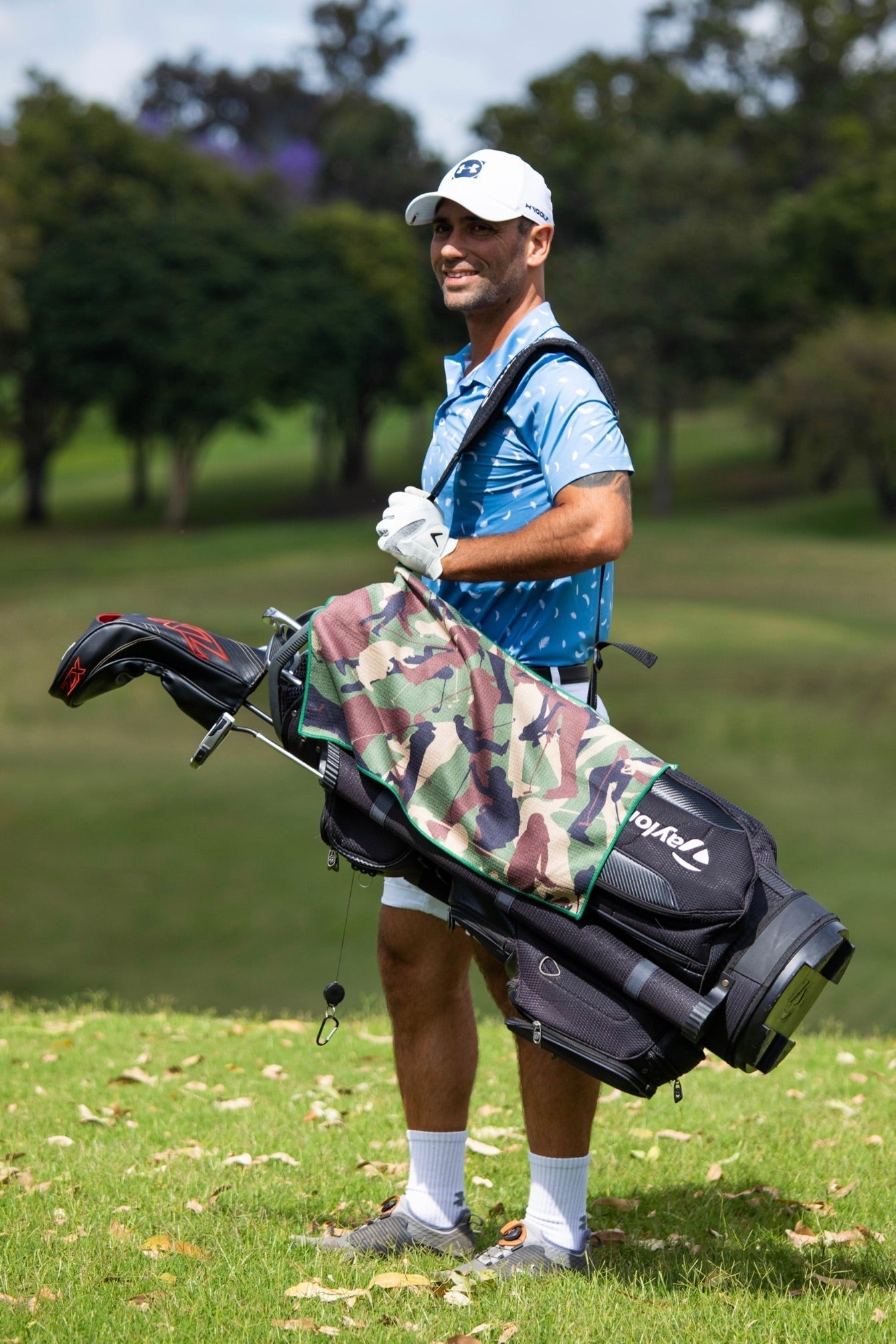 Camouflage Golfers Golf Towel - Cheeky Winx