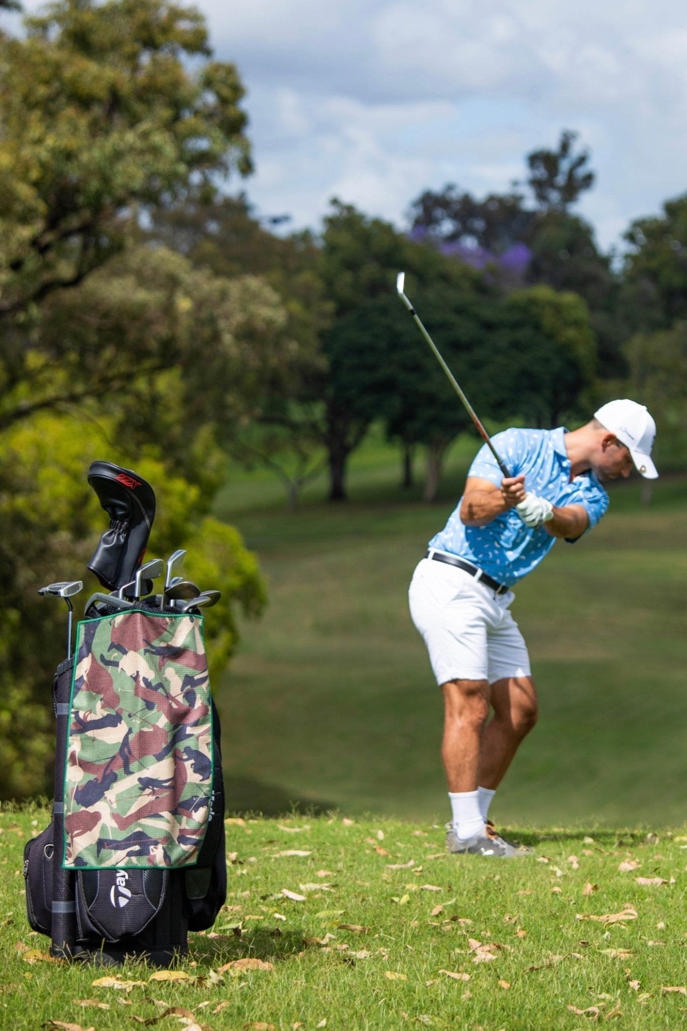 Camouflage Golfers Golf Towel - Cheeky Winx