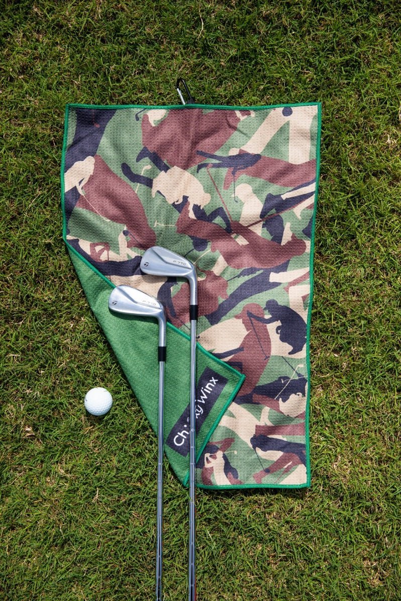 Camouflage Golfers Golf Towel - Cheeky Winx