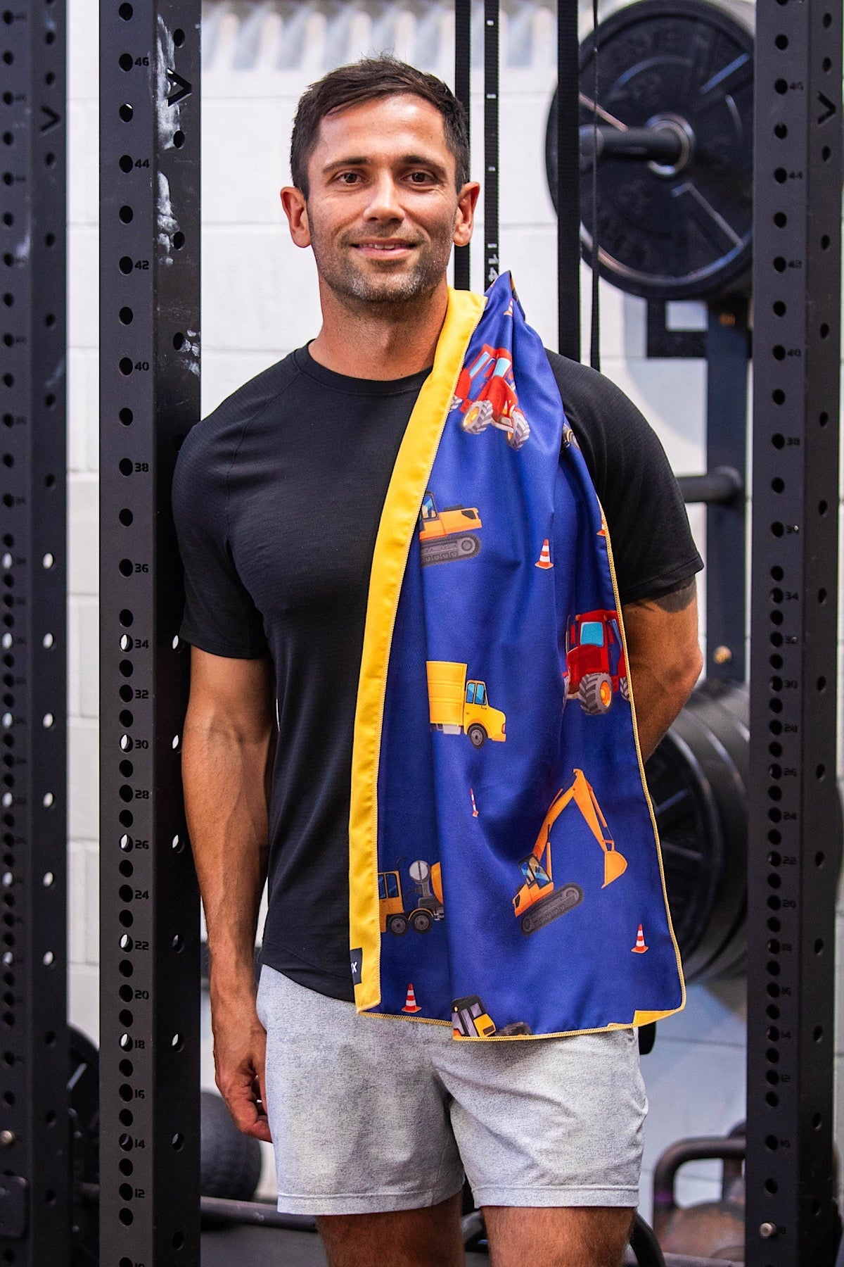 Construction Trucks Gym Towel - Cheeky Winx