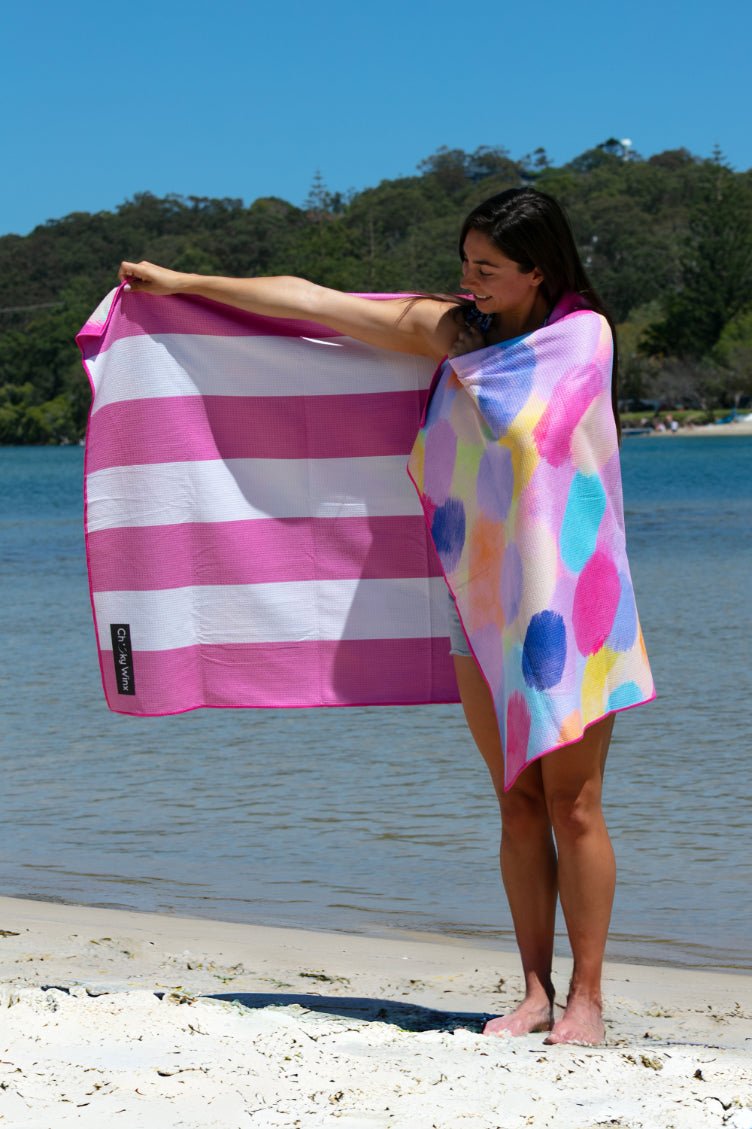 Cotton Candy Beach Towel - Cheeky Winx