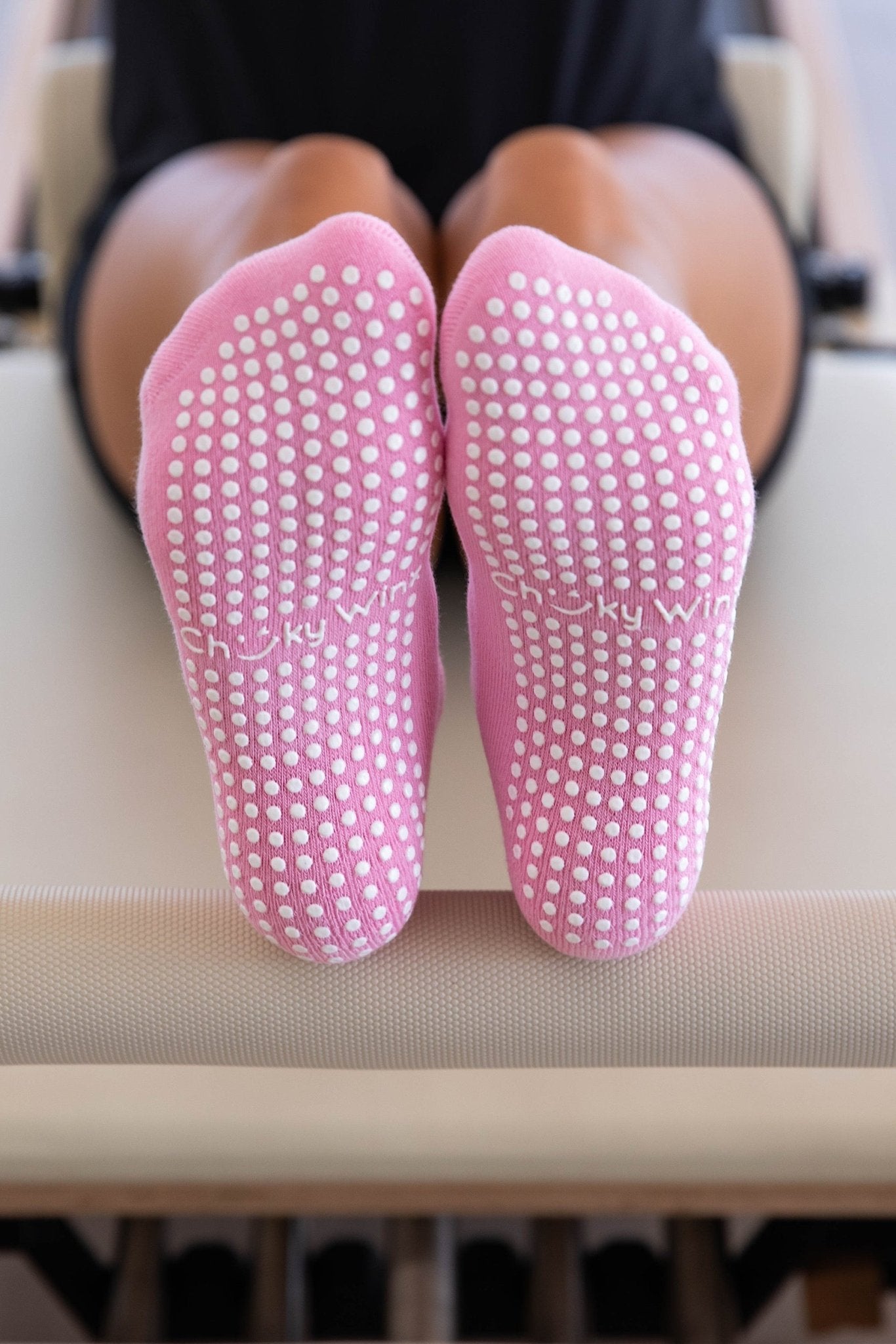 Crew Pink Grip Socks - Cheeky Winx