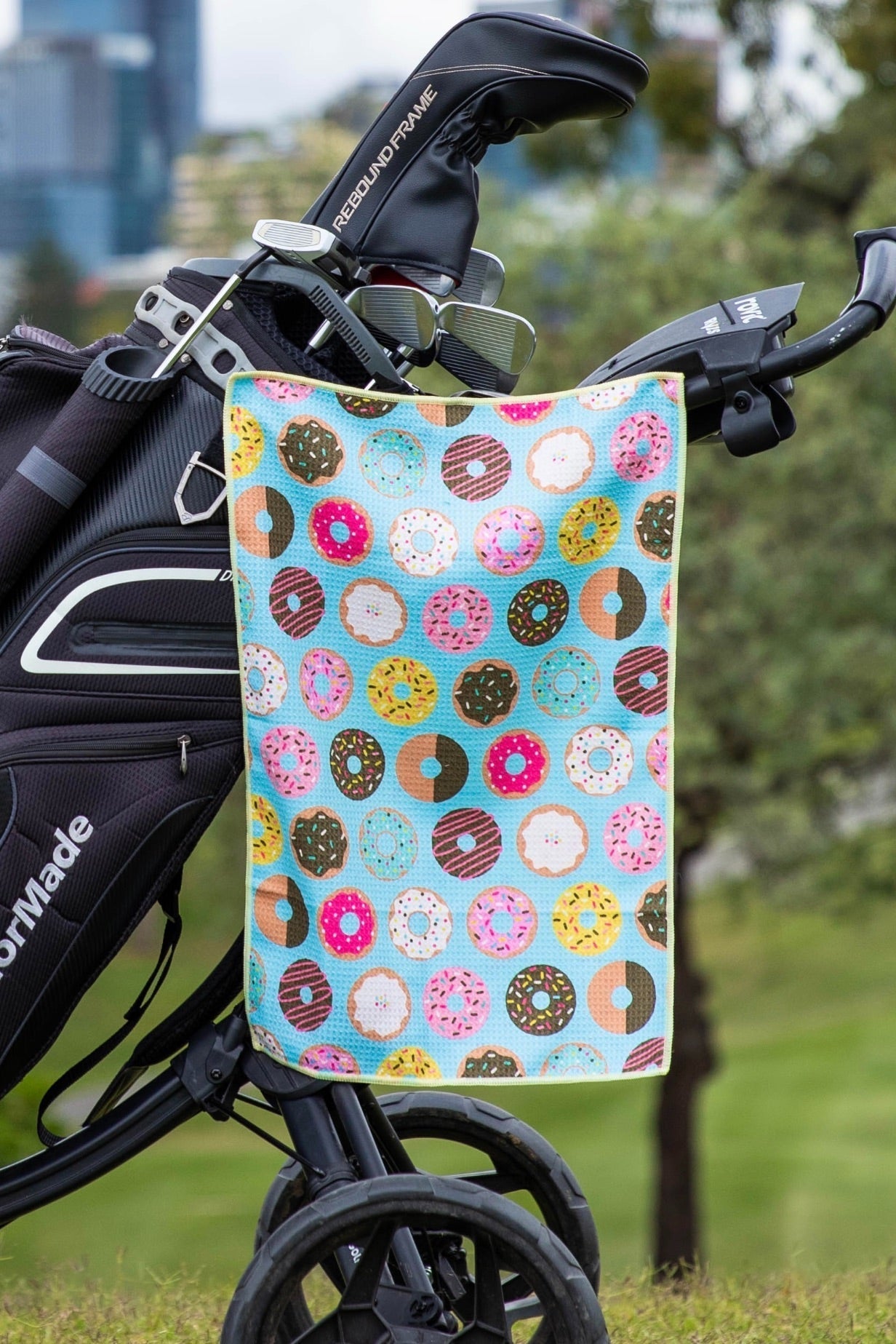 Donuts Golf Towel - Cheeky Winx