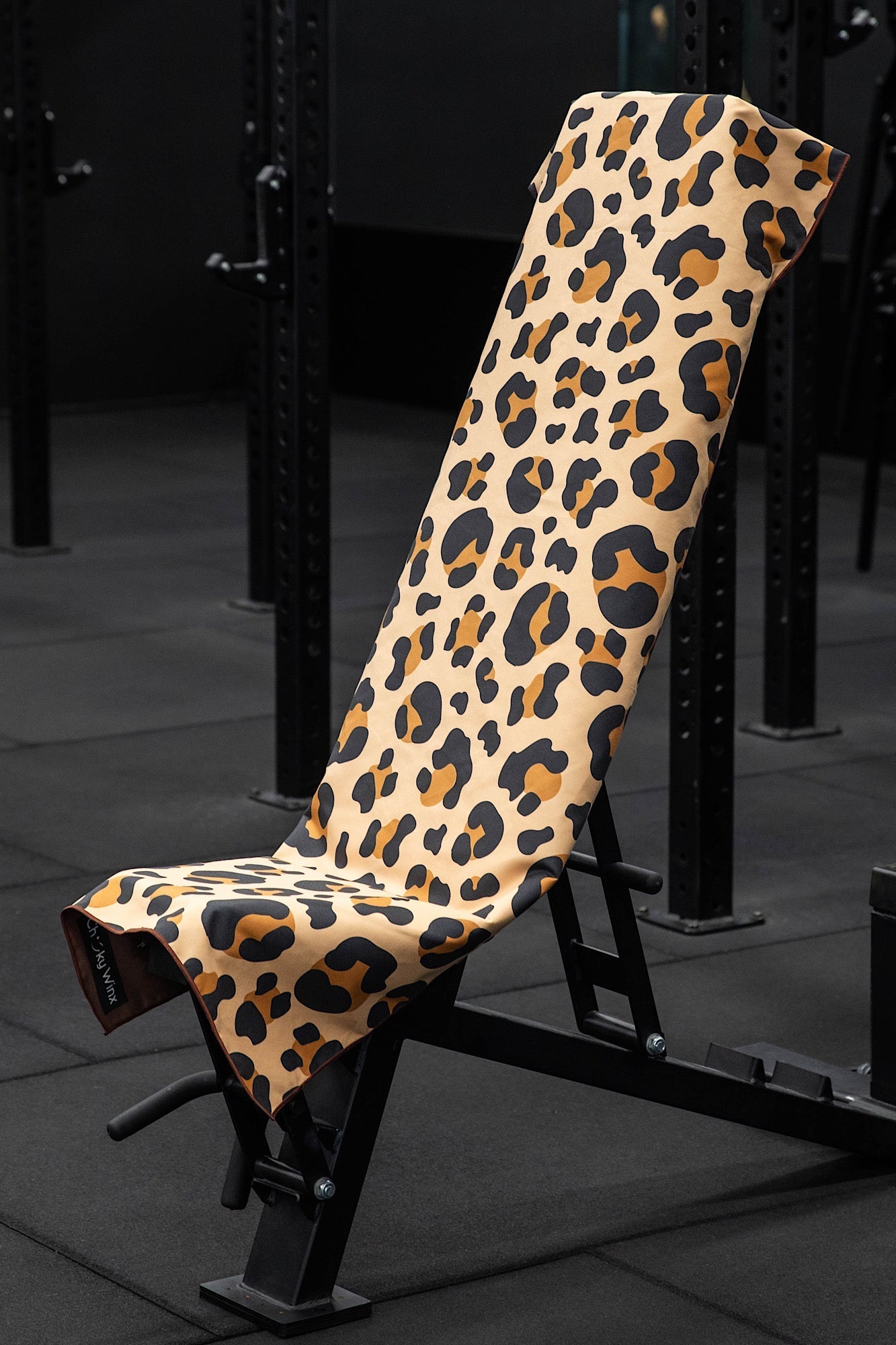 Hooded Brown Leopard Gym Towel - Cheeky Winx