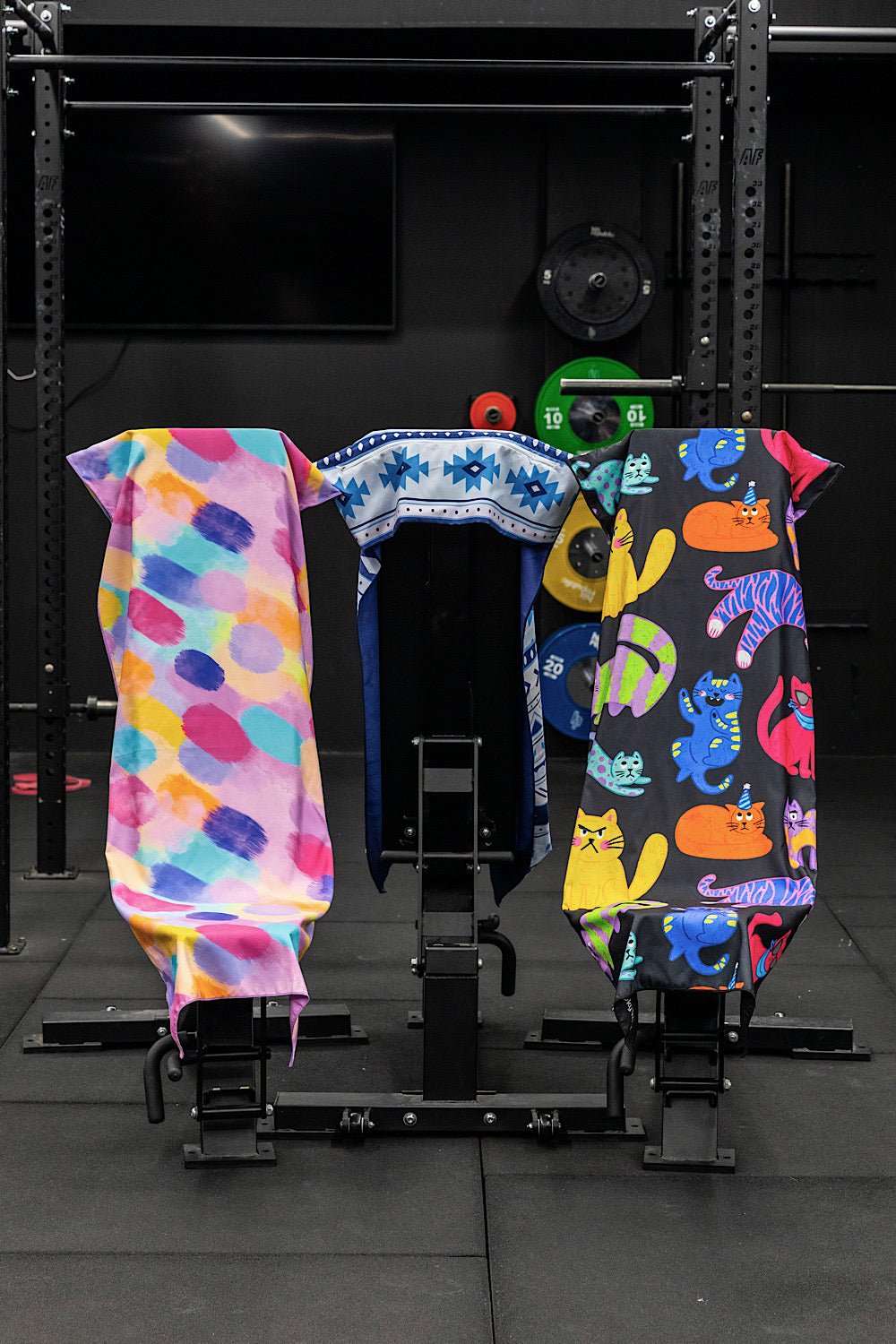 Hooded Neon Cats X Teggun Gym Towel - Cheeky Winx