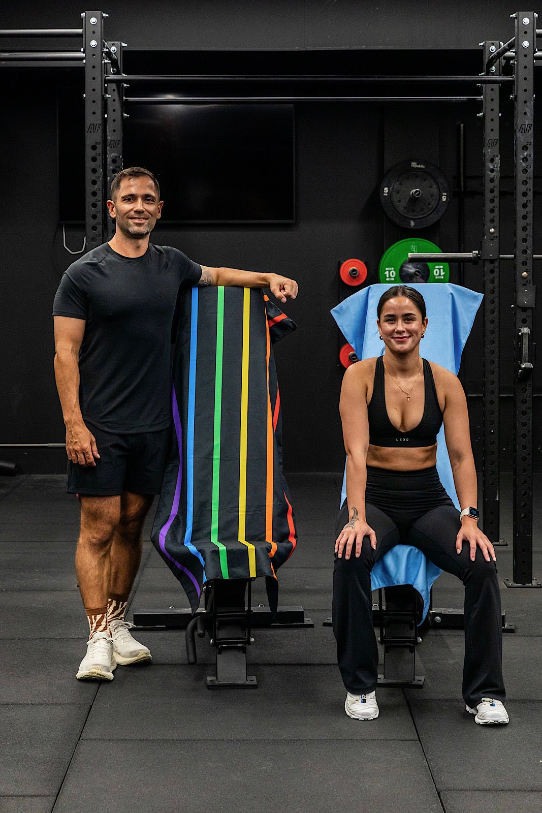 Hooded Stripes Gym Towel - Cheeky Winx