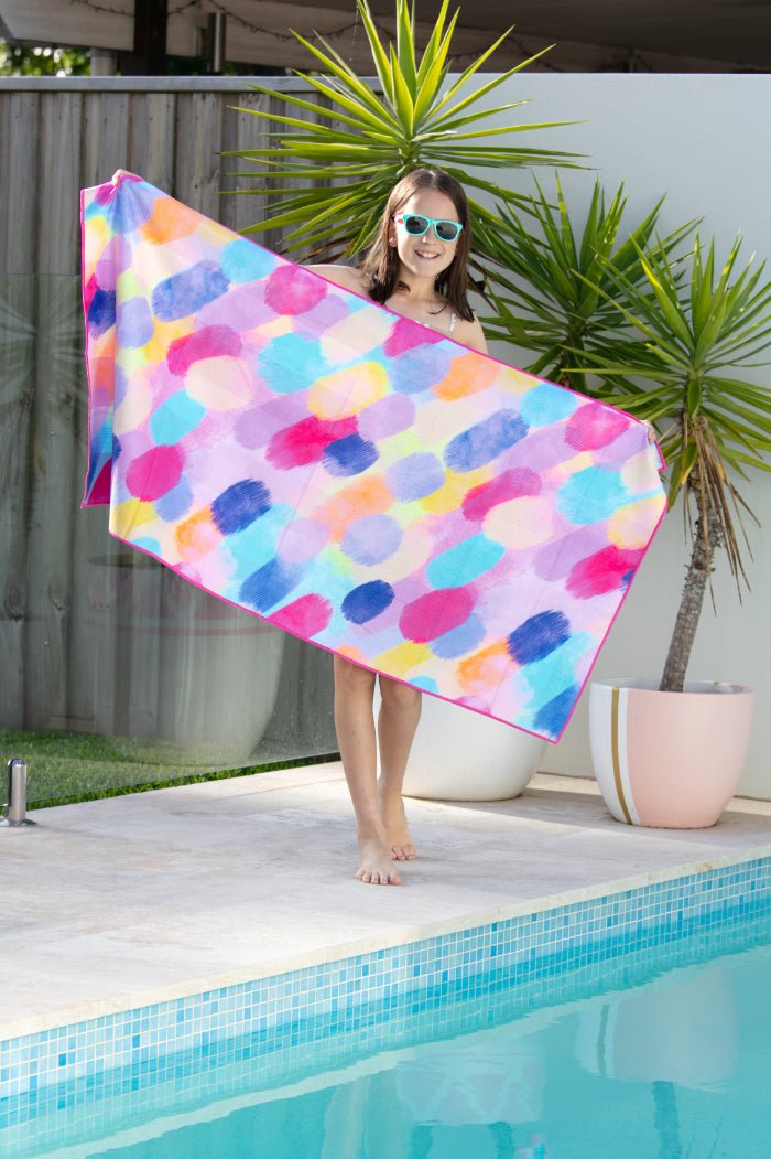 Kids Cotton Candy Beach Towel - Cheeky Winx