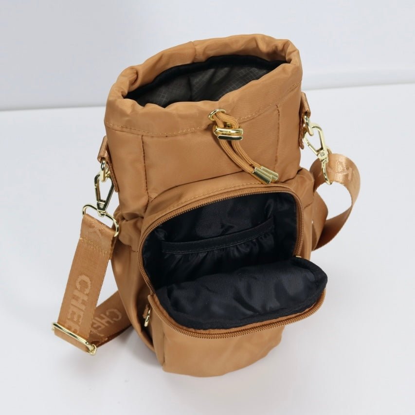 Mocha Water Bottle Bag - Cheeky Winx