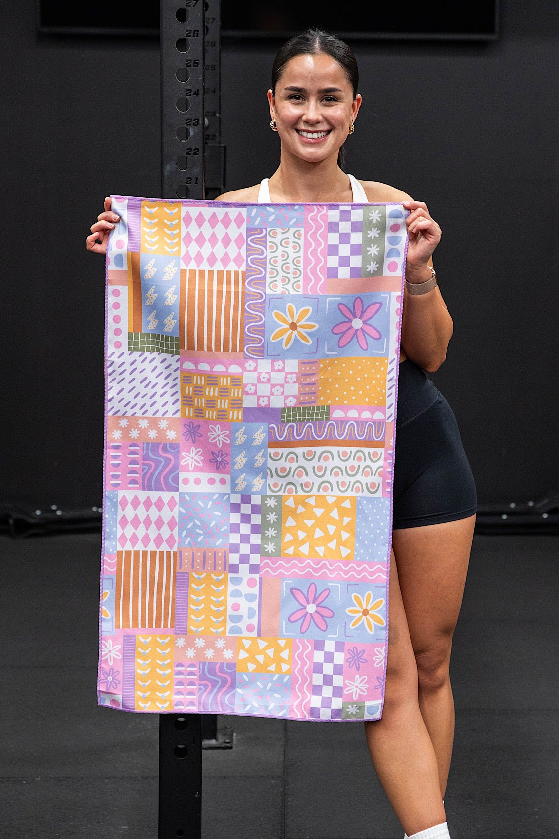 Patchwork Gym Towel - Cheeky Winx