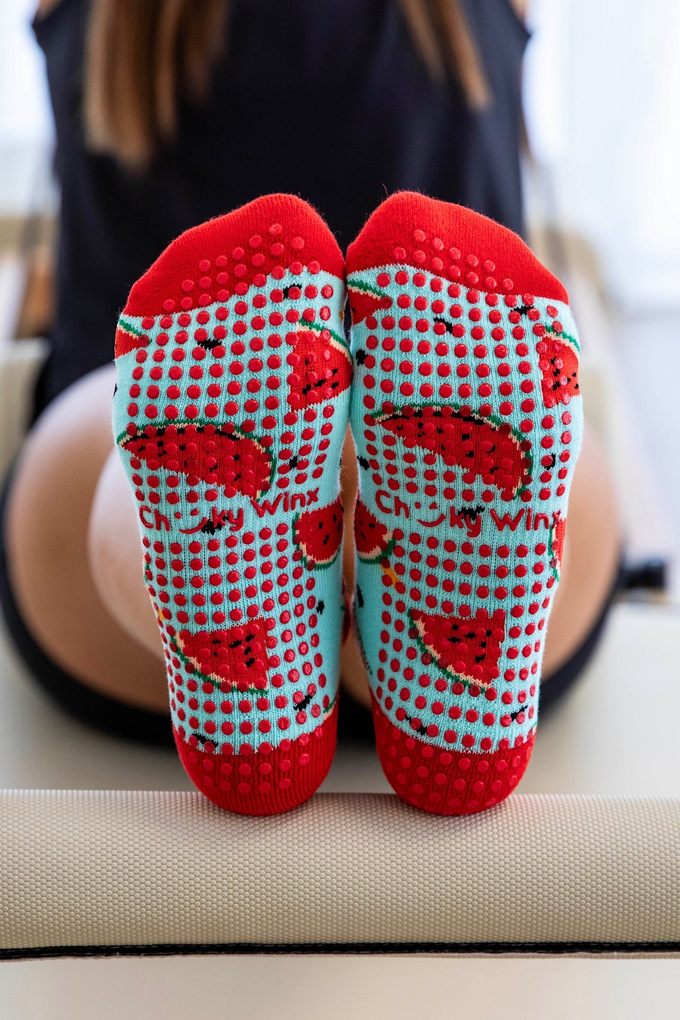 Watermelon Crush Grip Socks - Cheeky Winx